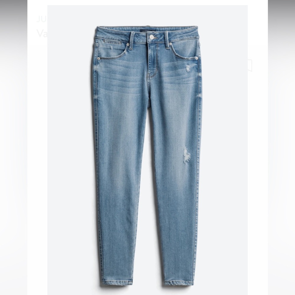 25 Just USA Vale Low Rise Distressed Skinny Jean